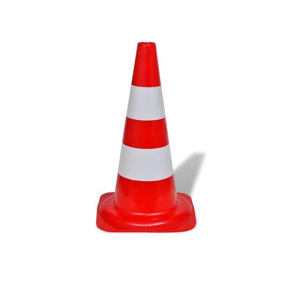 Cône de signalisation réfléchissant 50cm