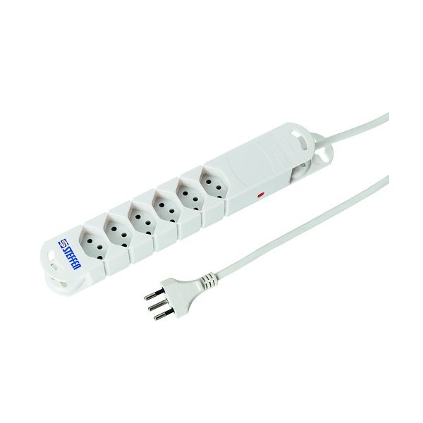 Multiprise 230V 6x T13 verticales