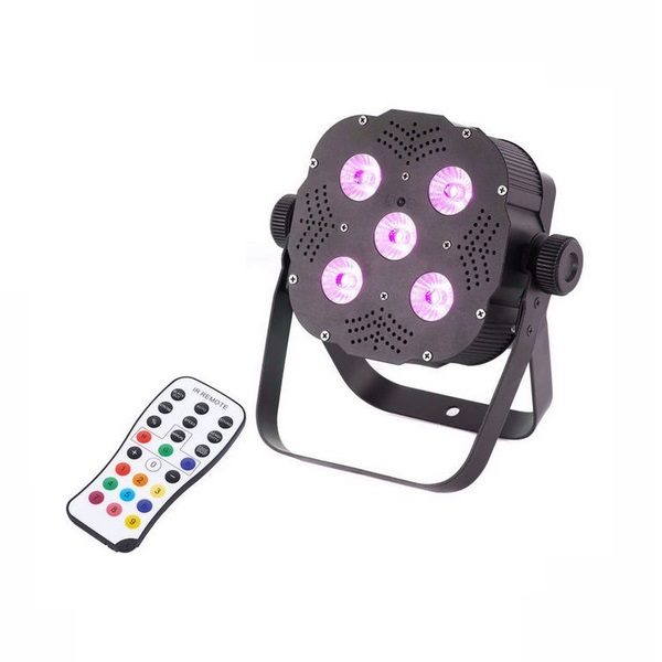 Projecteur Led 5x8W RVB Intérieur